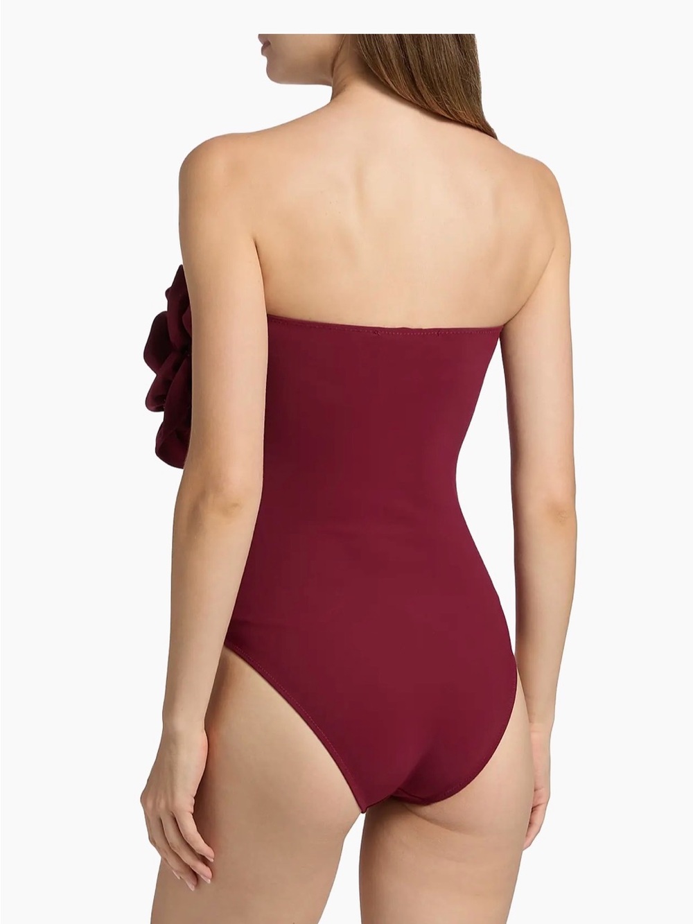 NWT-Chiara Boni La Petite Robe- Burgundy size 8 - Picture 3 of 4